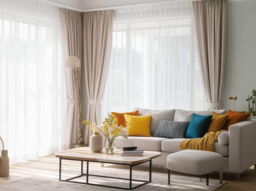 Easy Home Decor Tips Using Curtains and Cushions – My Aaraam