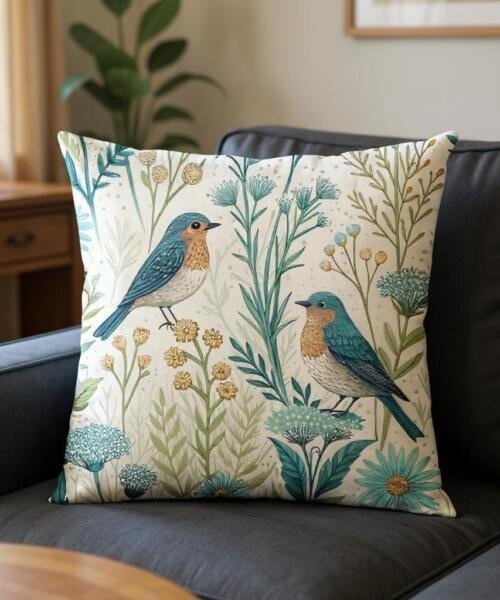 Embroidered Pillow Covers