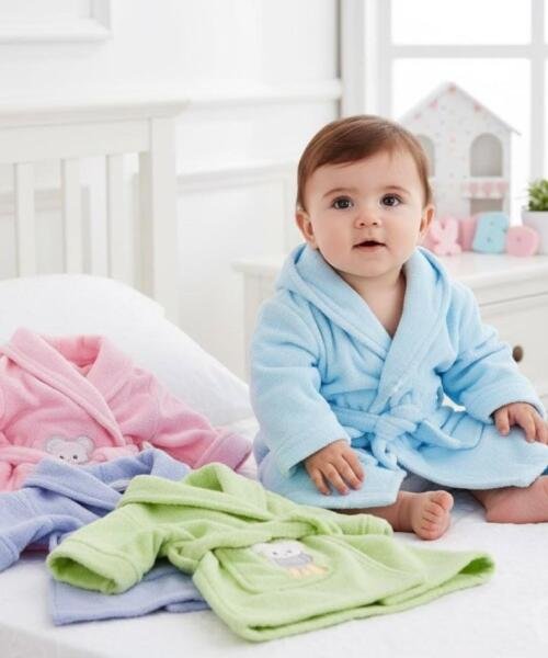 Towel Fabric Baby Robes