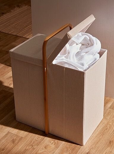 Double Compartment Laundry Baskets