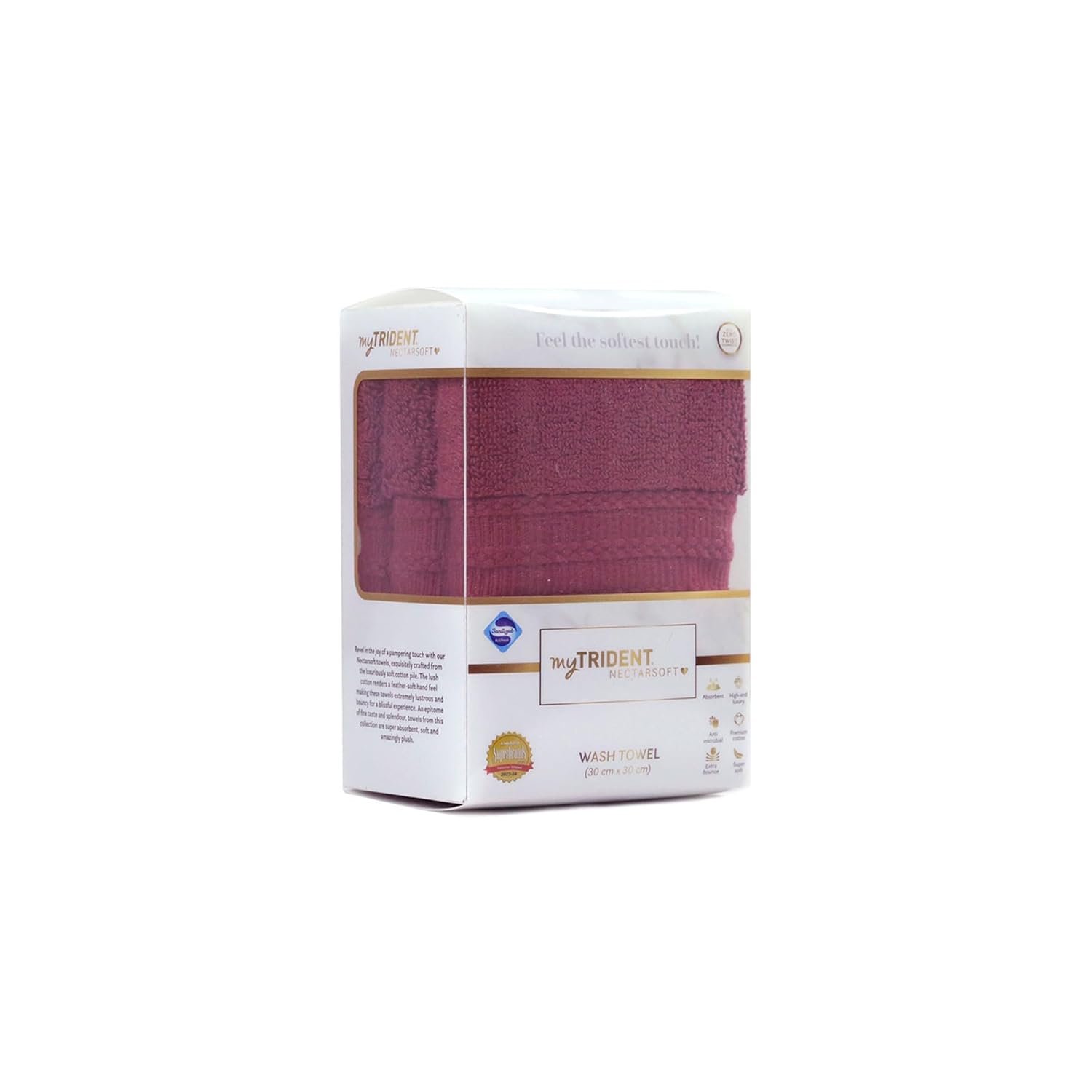Trident Face Towels, Nectarsoft Collection, Wash Towel - Image 7