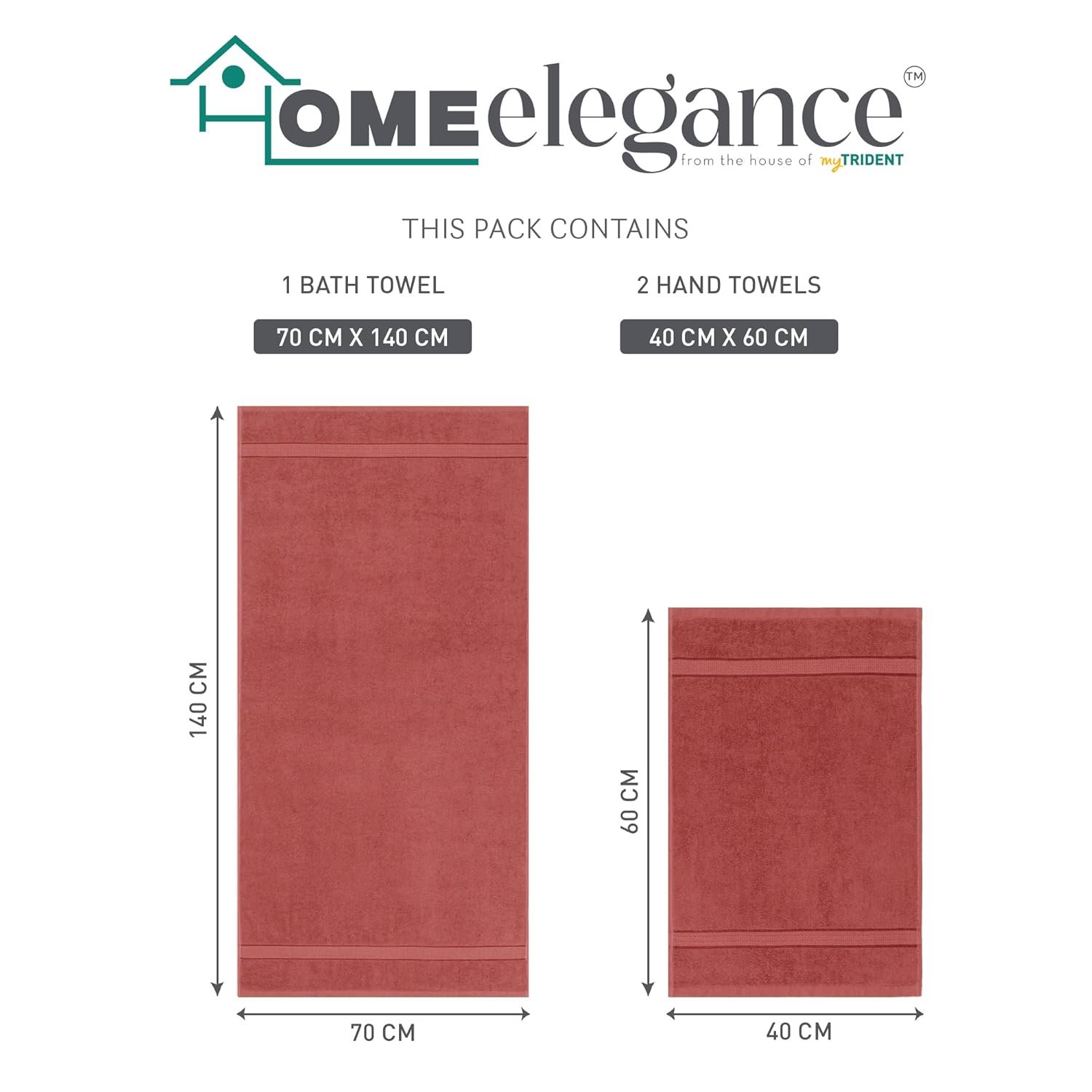HOME ELEGANCE Utsav Towel for Bath - Image 2