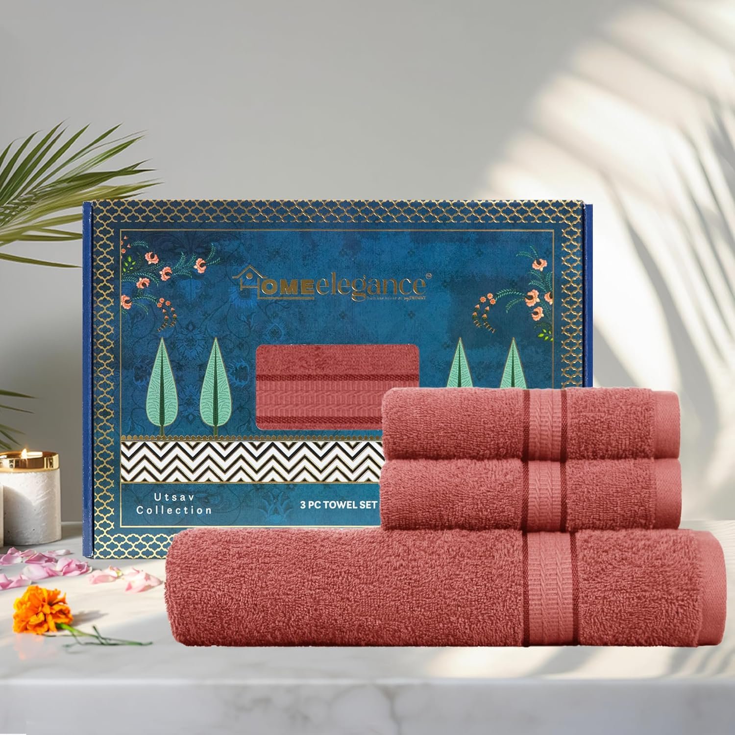 HOME ELEGANCE Utsav Towel for Bath